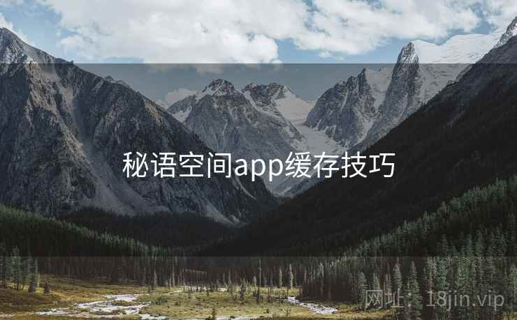 秘语空间app缓存技巧