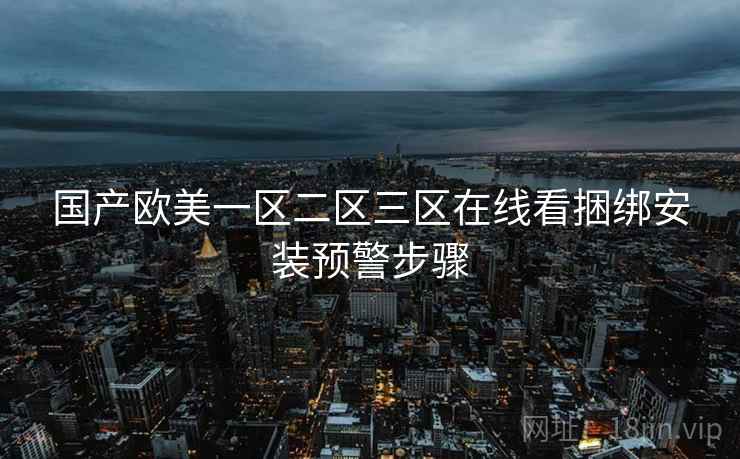 国产欧美一区二区三区在线看捆绑安装预警步骤  第2张