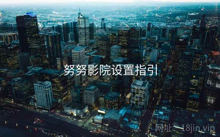 努努影院设置指引  第1张