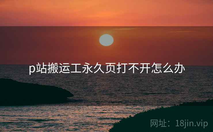 p站搬运工永久页打不开怎么办  第1张
