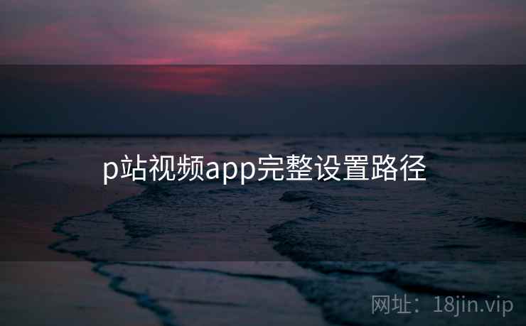 p站视频app完整设置路径  第1张